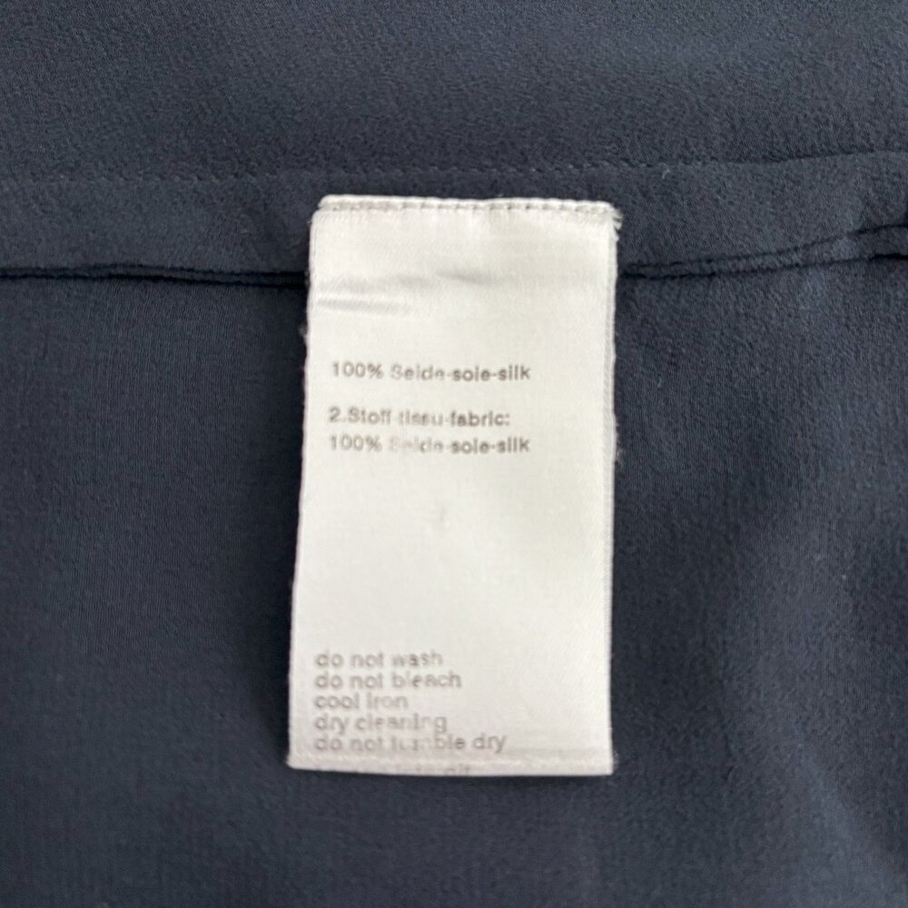 Akris Silk Blouse Size 4-6 - Picture 5 of 5